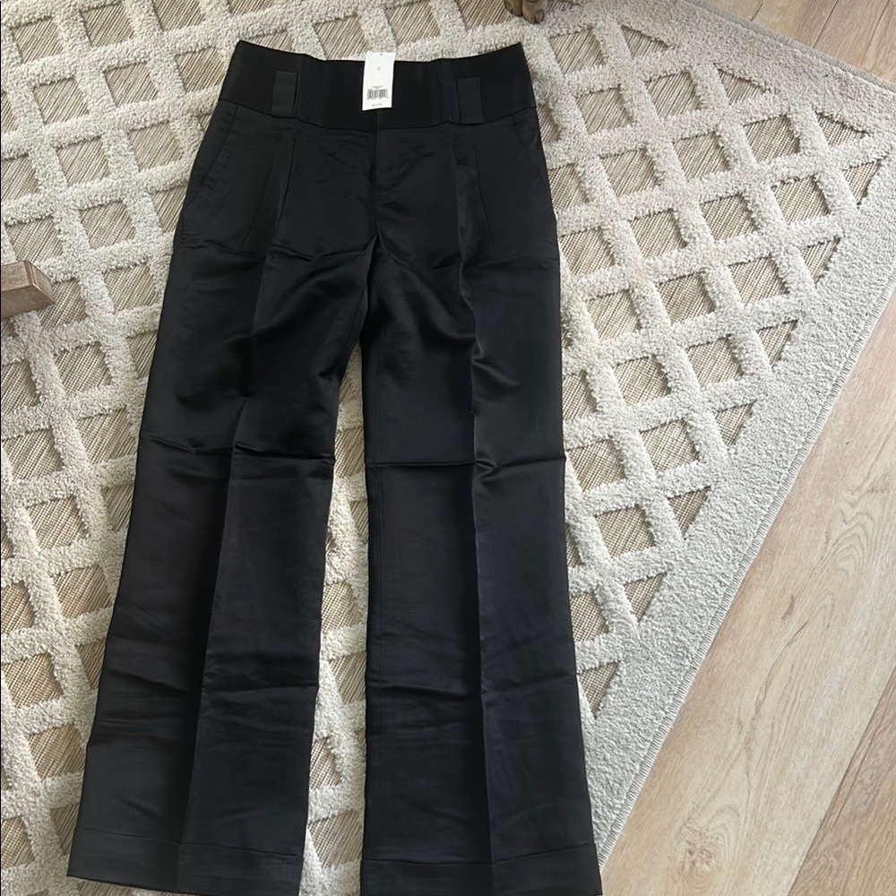Banana Republic Black Boot-Cut Trousers